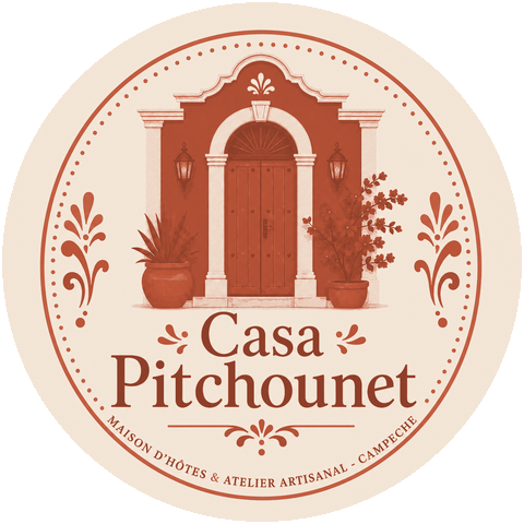 Logo Casa Pitchounet, maison d'hôtes et atelier artisanal à Campeche